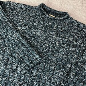 Vintage Falls Creek Sweater Roll Neck Women's Small Blue Mid Length‎ Cottagecore